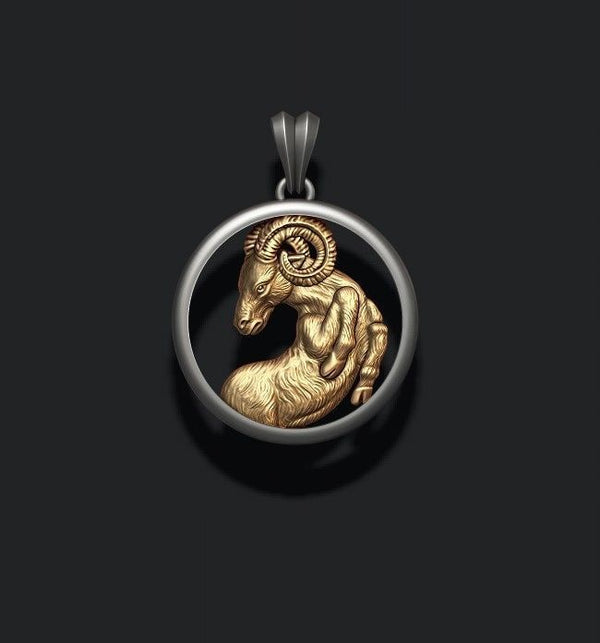 Aries necklace - Zodiac sign necklace
