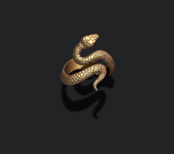 Snake Ring, Gold Snake Ring, Silver Snake Ring