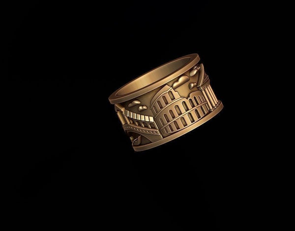 Italy ring - Rome ring - Pisa ring - Italy wife love ring - Colosseum ring