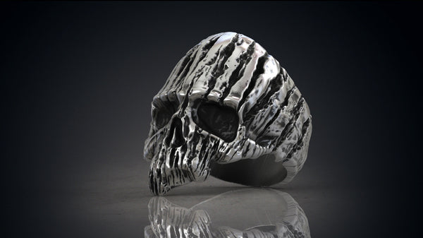 Skull Ring, Skull Rings for Men, Gothic Engagement Rings