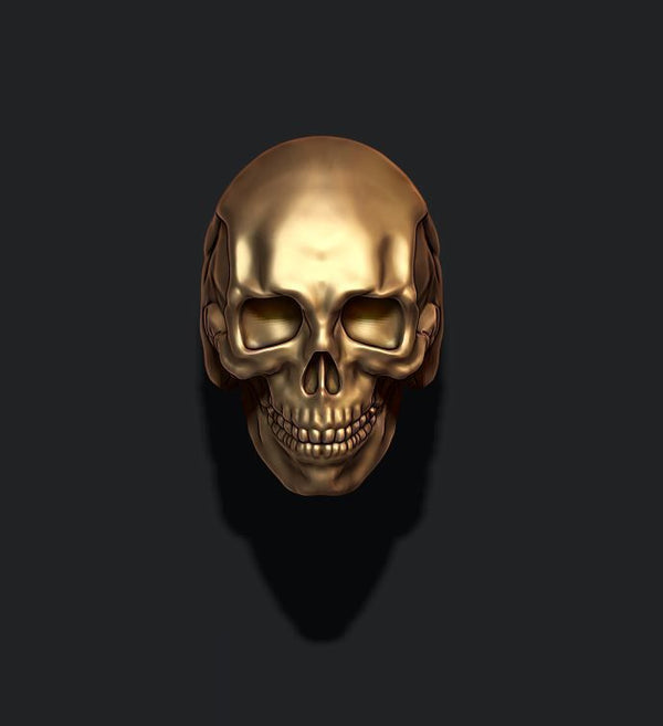 Skull Ring, Gold Skull Ring, Gothic Ring